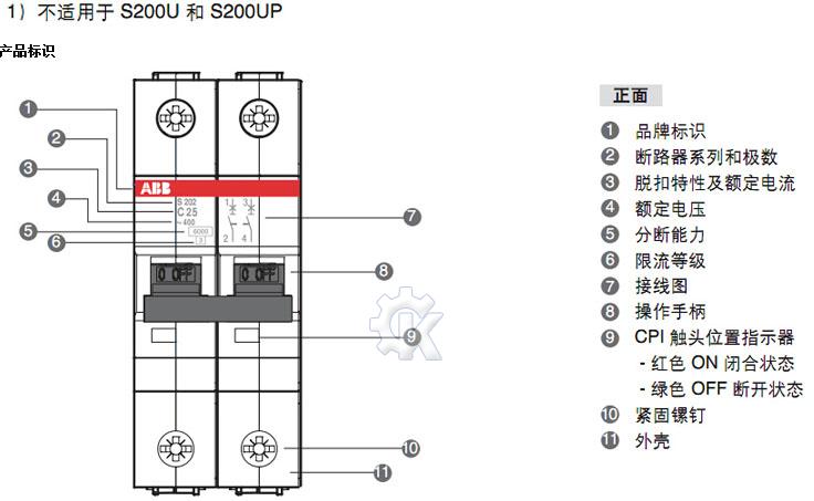 abb(abb) 微型断路器 mcb-s2im