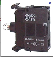 伊顿(MOELLER)　按钮/指示灯附件　M22-LED-W