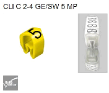 魏德米勒(WEIDMULLER)　标记号　CLI C 2-4 GE/SW 5 MP