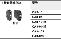 ABB(ABB)　接触器辅助触头　CA3-10-M