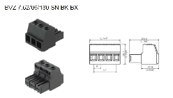 魏德米勒(WEIDMULLER)　PCB产品　BVZ 7.62/06/180 SN BK BX