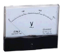 正泰(CHINT)　直流电压表　59L1-V 450V